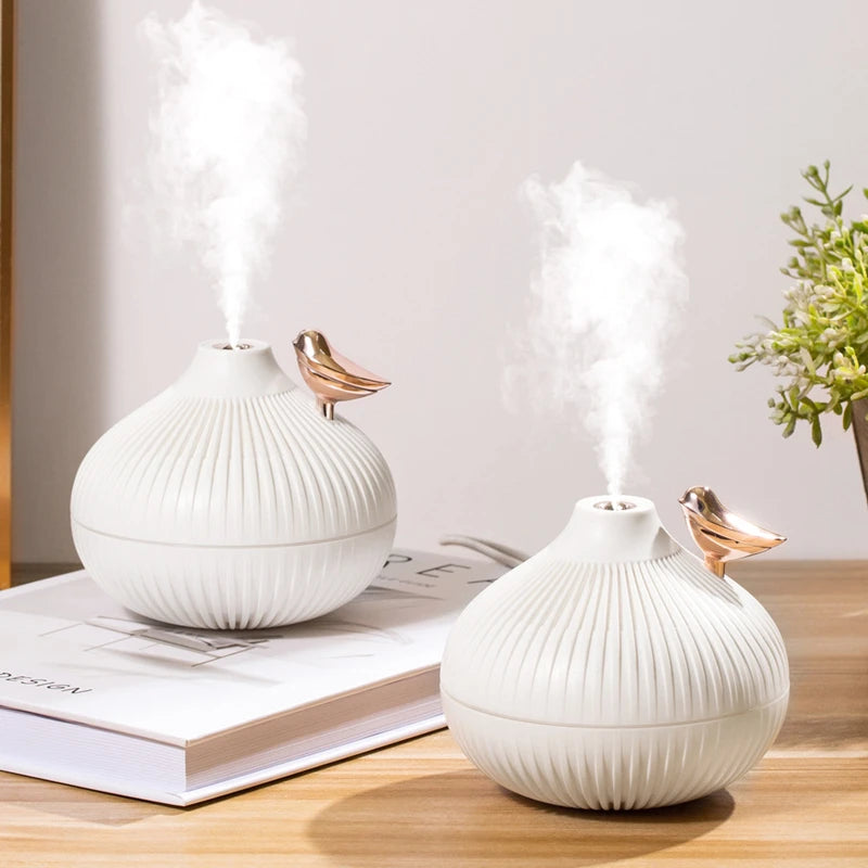 Humidificador USB 300ml con Luz LED Nocturna