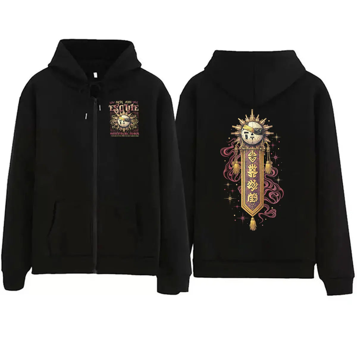 Sudadera Clair Obscur Expedition 33 con Cremallera, Vintage, Unisex