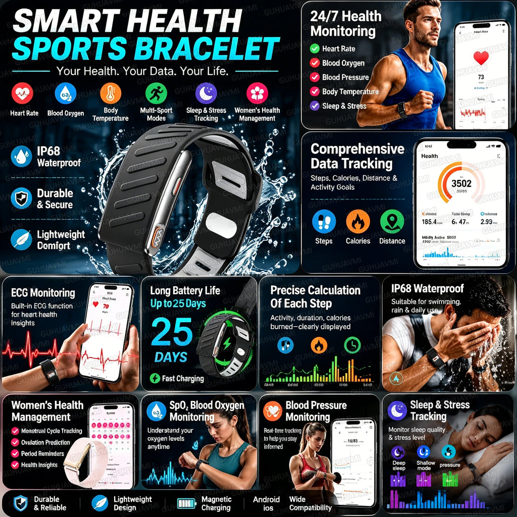 Pulsera Inteligente sin Pantalla 120 Modos