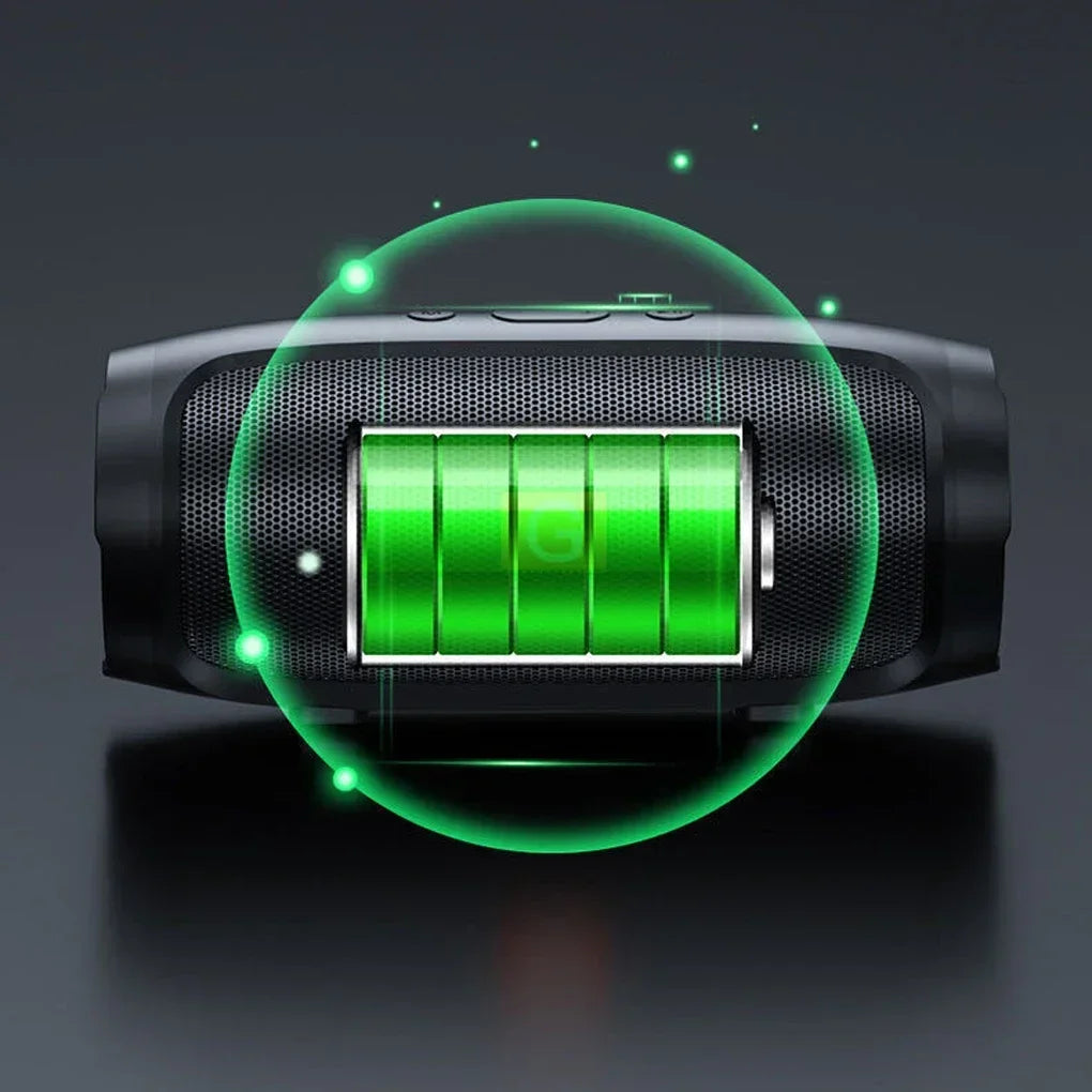 Altavoces Bluetooth J007 con subwoofer, altavoz envolvente estéreo para exteriores, resistente al agua, caja de sonido inalámbrica, compatible con Radio FM, tarjeta TF