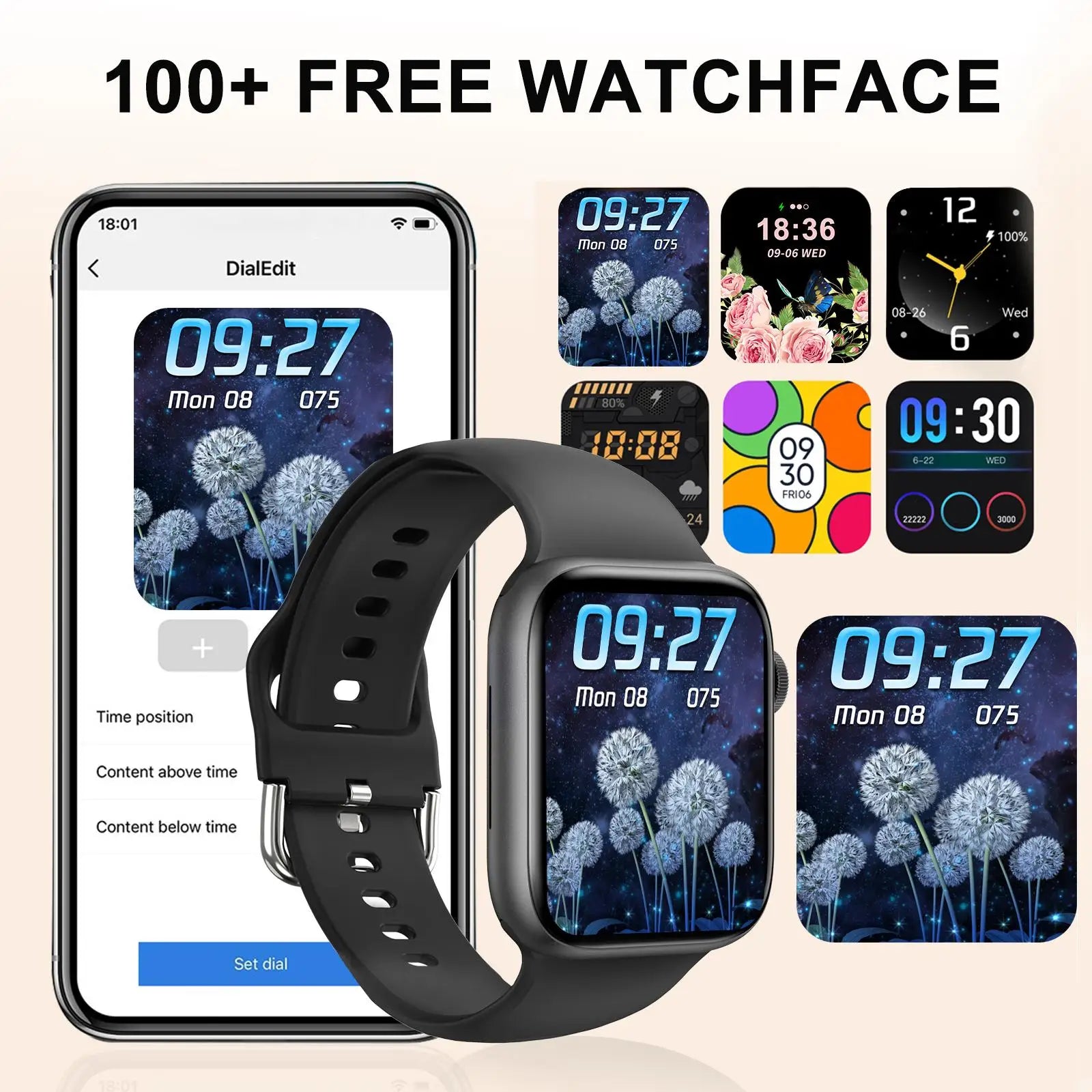 Reloj Inteligente con Llamadas y Múltiples Modos Deportivos