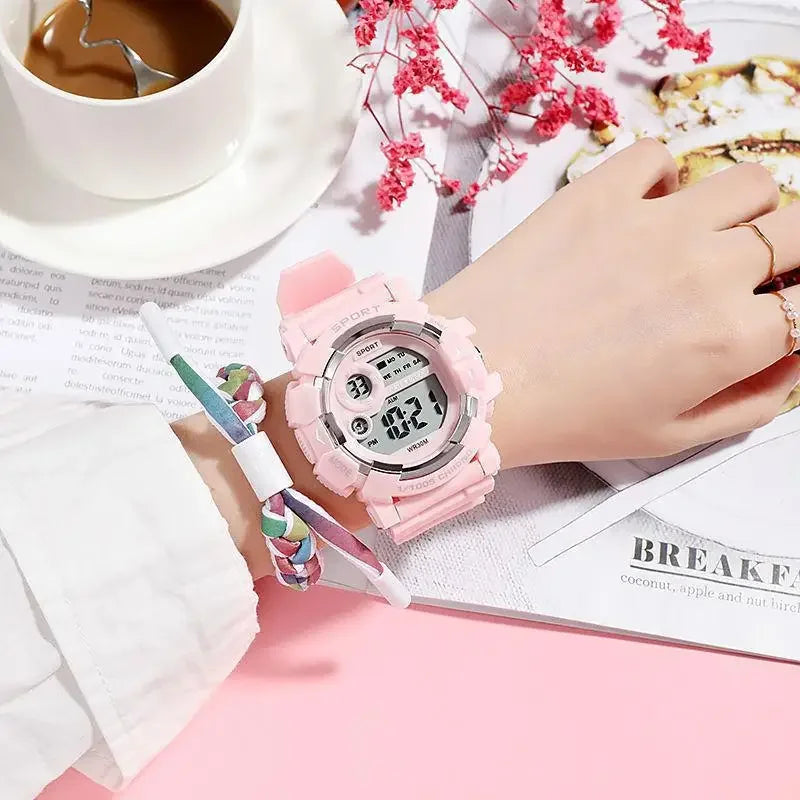 Reloj Digital YIKAZE Deportivo Impermeable para Niños