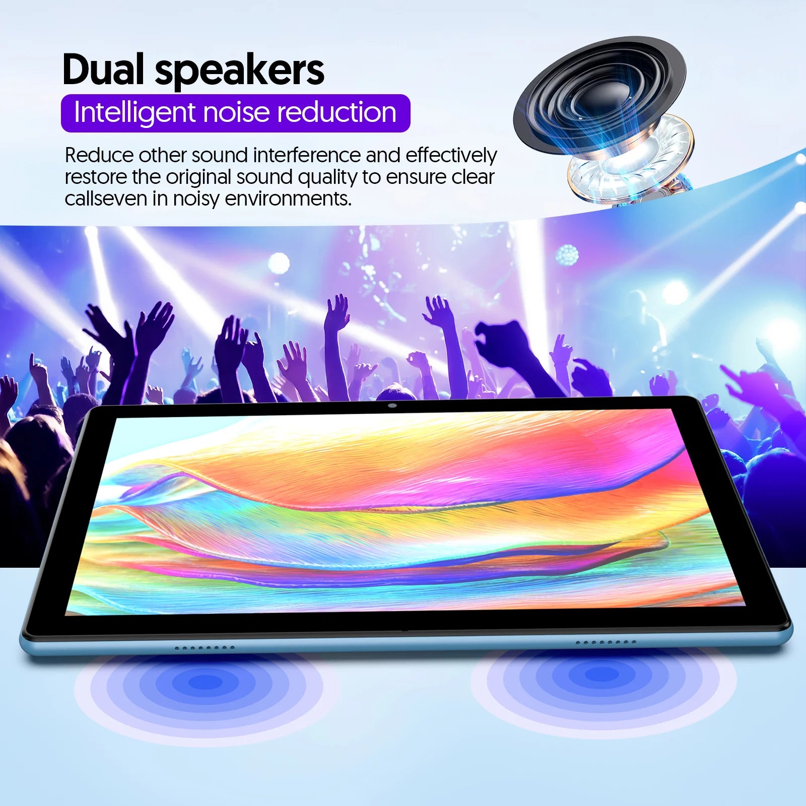 Modelo 2026 (Versión Mejorada) |   Tableta Android 16 de 10.1 Pulgadas |   Procesador de Cuatro Núcleos |   12GB (3GB + 9GB) de RAM + 64GB de ROM |   Wi-Fi 6