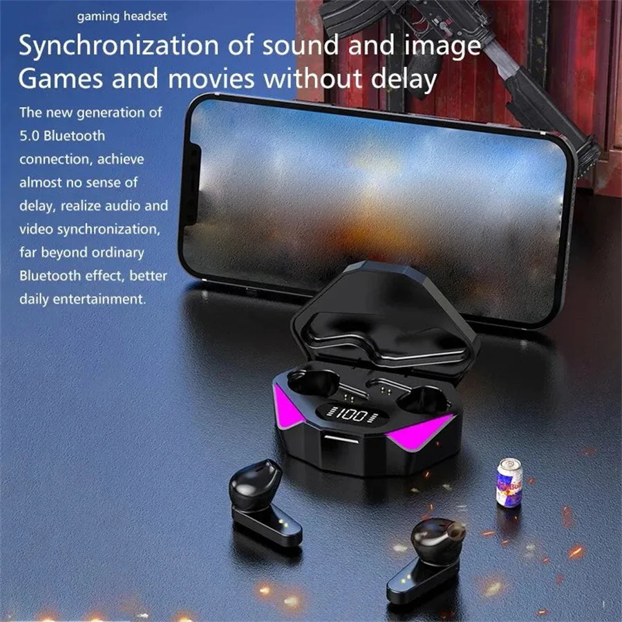 Auriculares TWS Bluetooth Inalámbricos Deportivos con Micrófono