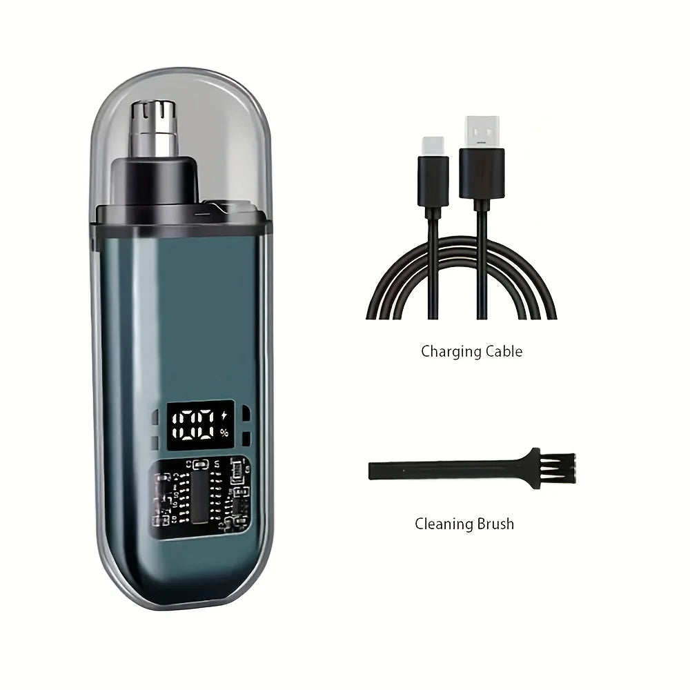 Cortadora de Pelo de Nariz y Oreja USB Portátil