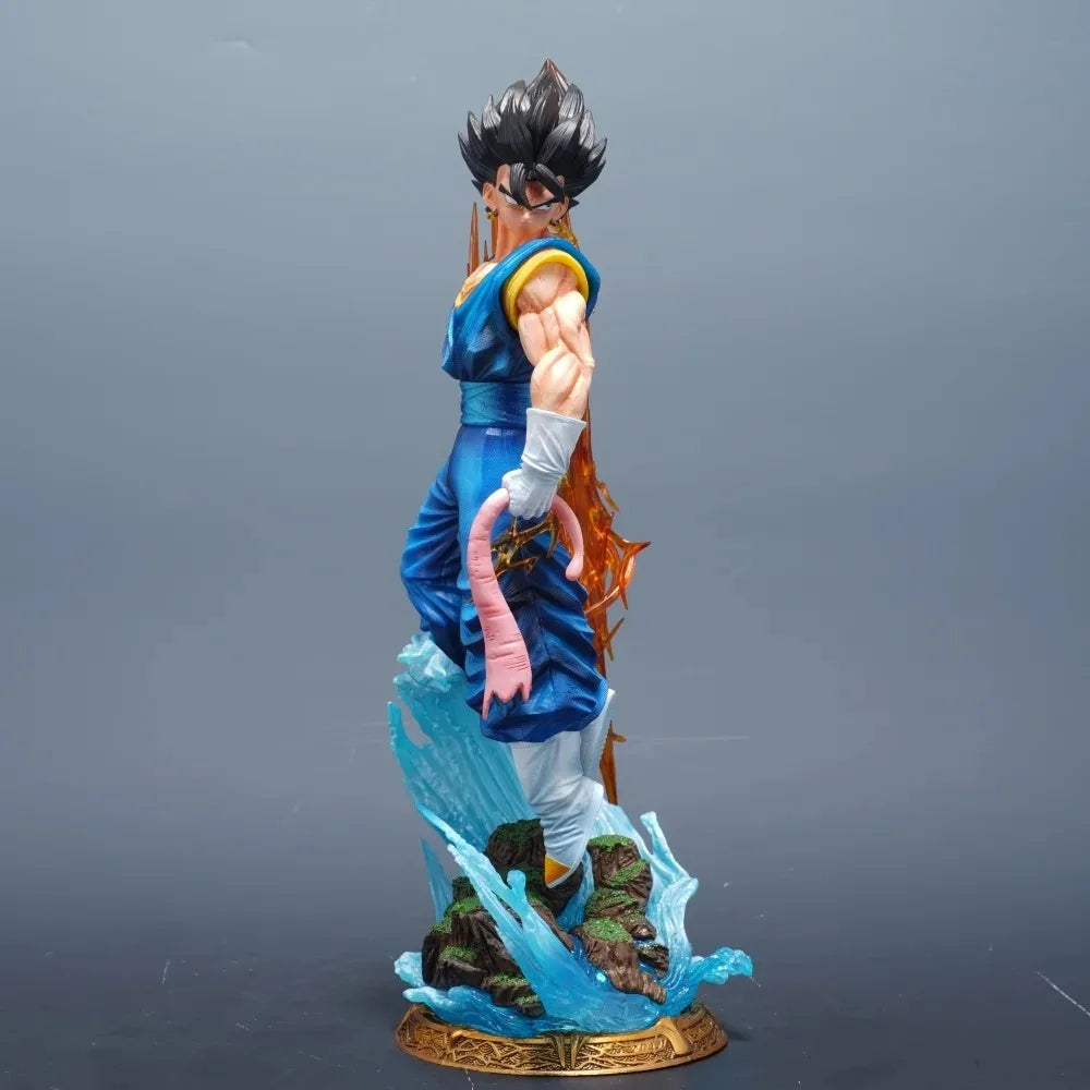 Figura de Anime Dragon Ball de 38 cm/14,96 pulgadas, Figura de Acción de Vegetto, Estatua de PVC, Adorno de Escritorio, Modelo Coleccionable, Juguetes, Regalos
