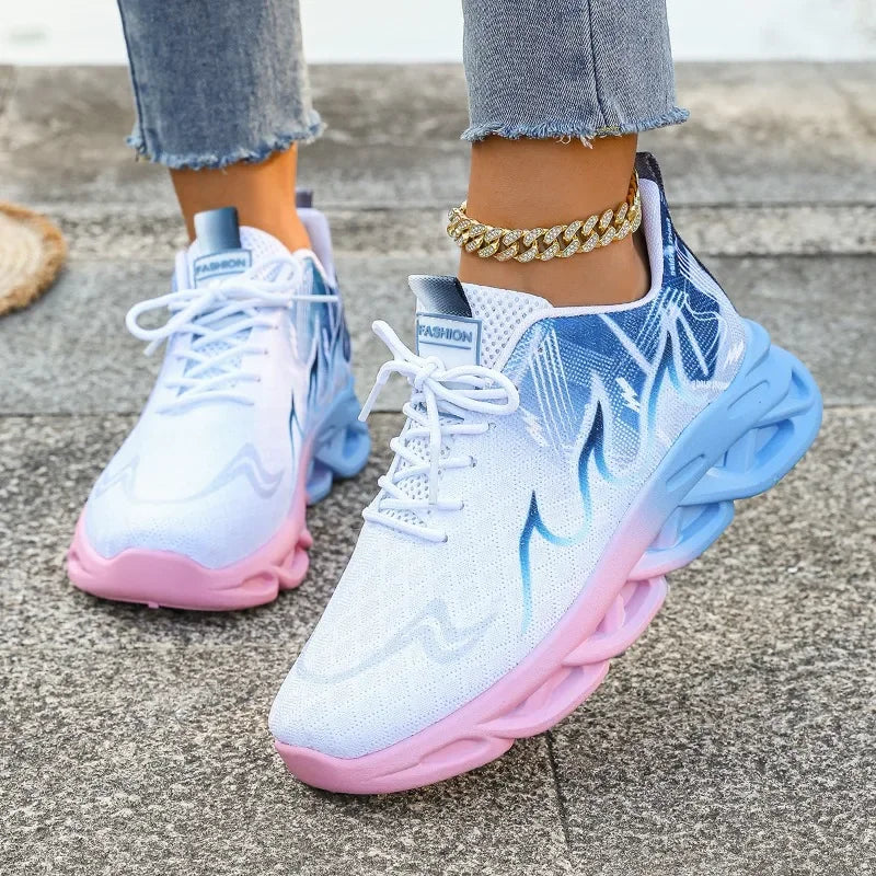 Zapatillas Deportivas Transpirables para Mujer - Suela de Caucho Antideslizante