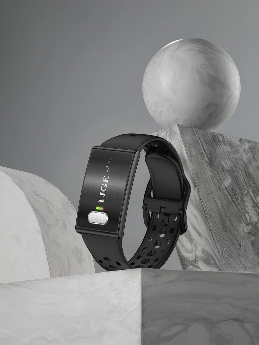 LIGE Pulsera Inteligente ECG+PPG HRV Enfermería