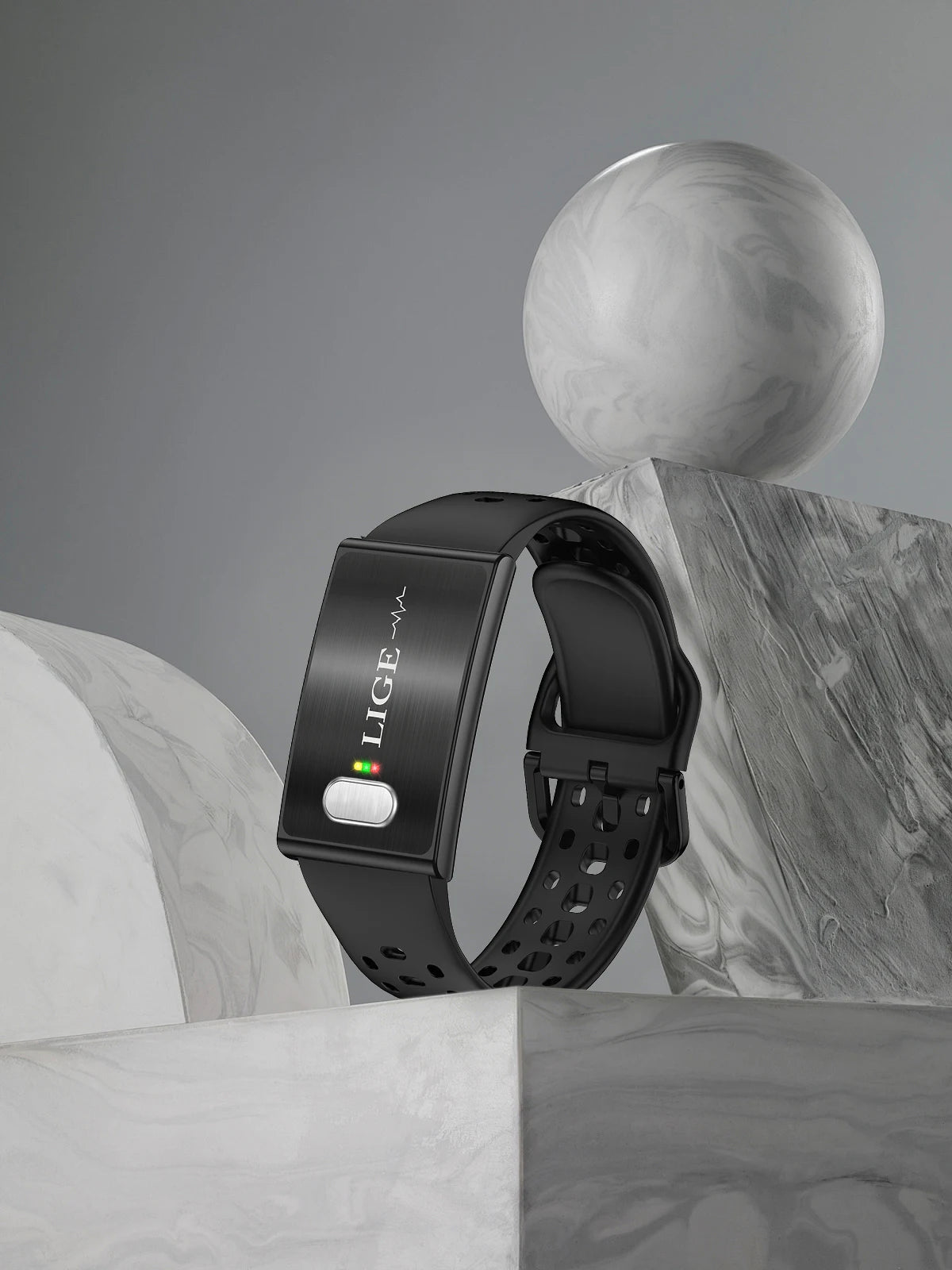 LIGE Pulsera Inteligente ECG+PPG HRV Enfermería