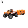 Mini coche de escalada todoterreno con Control remoto de 2,4G, camión monstruo todoterreno RC, modelo de aleación 1/64, vehículo todoterreno de juguete eléctrico