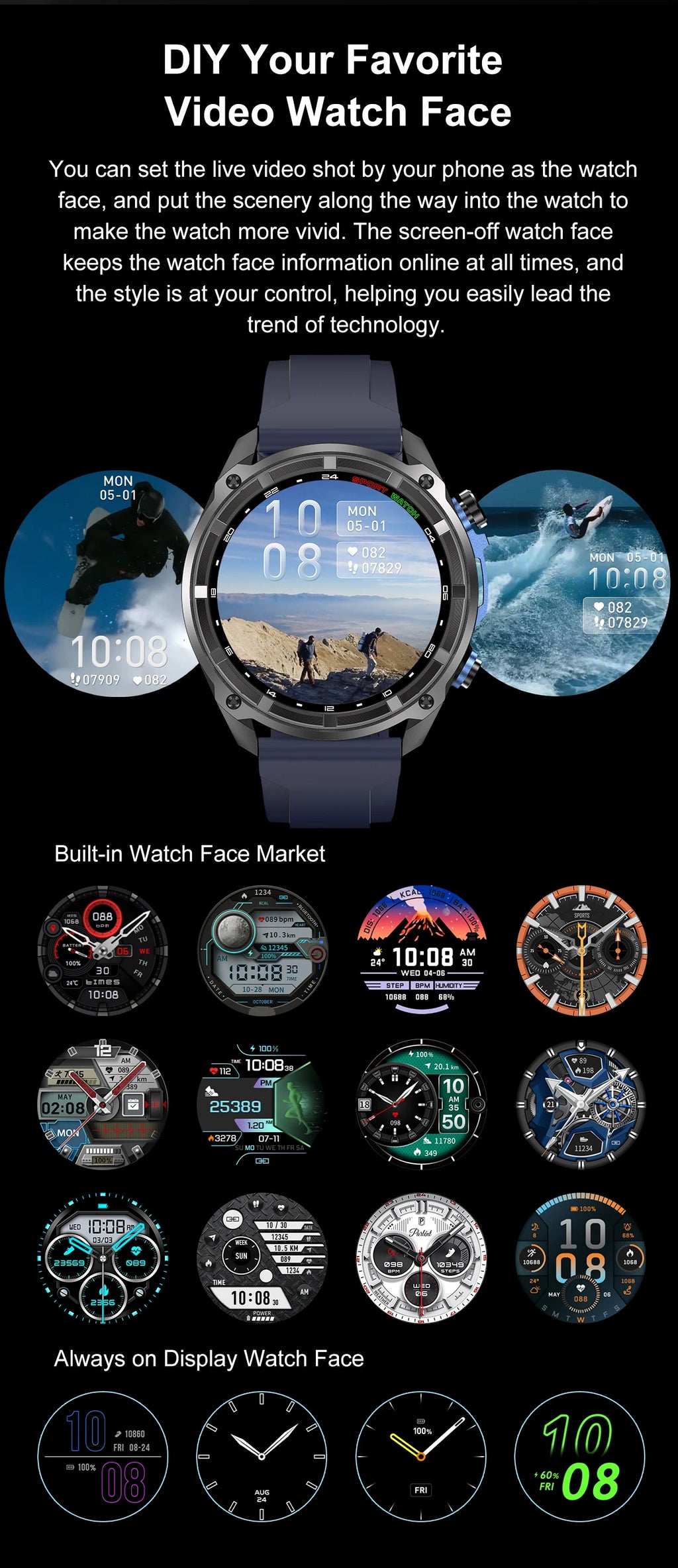 T-Rex3 Reloj Inteligente Militar GPS 10ATM