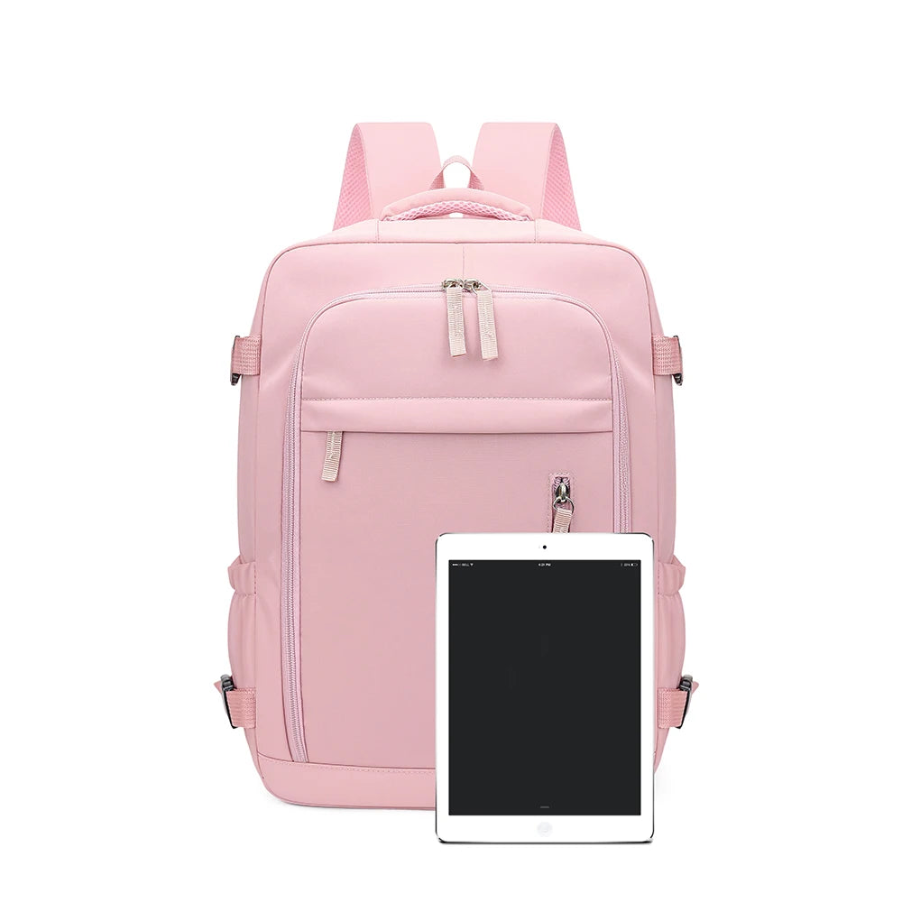 Mochila de Cabina 180° para Viajes y Negocios con Compartimento para Zapatos