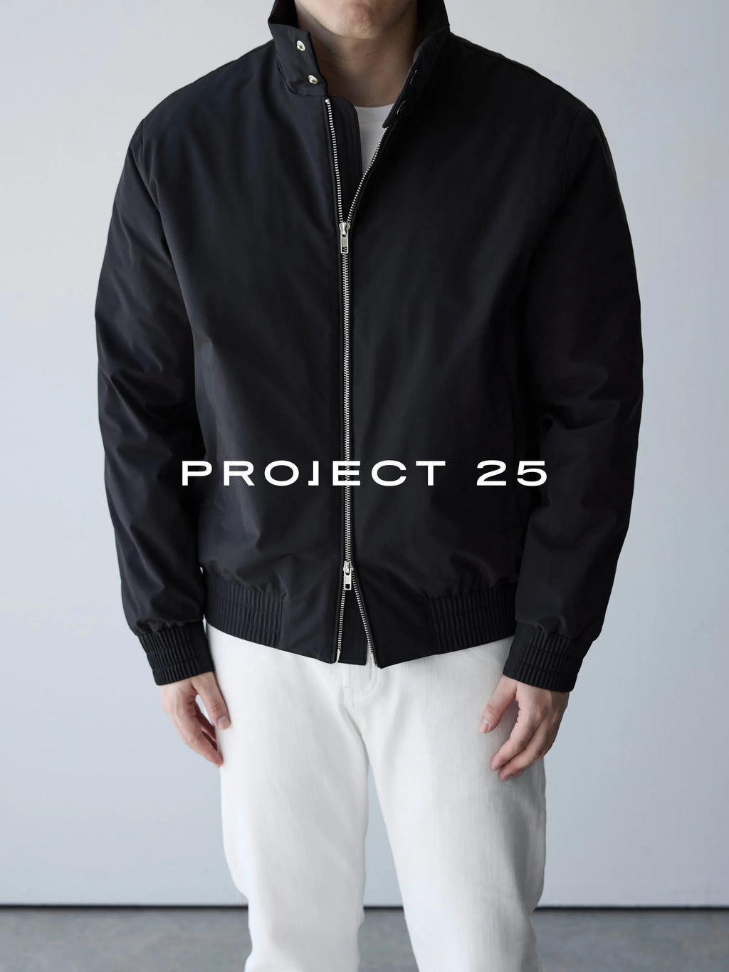 Chaqueta Acolchada con Cuello Alto para Hombre | Cortavientos Impermeable