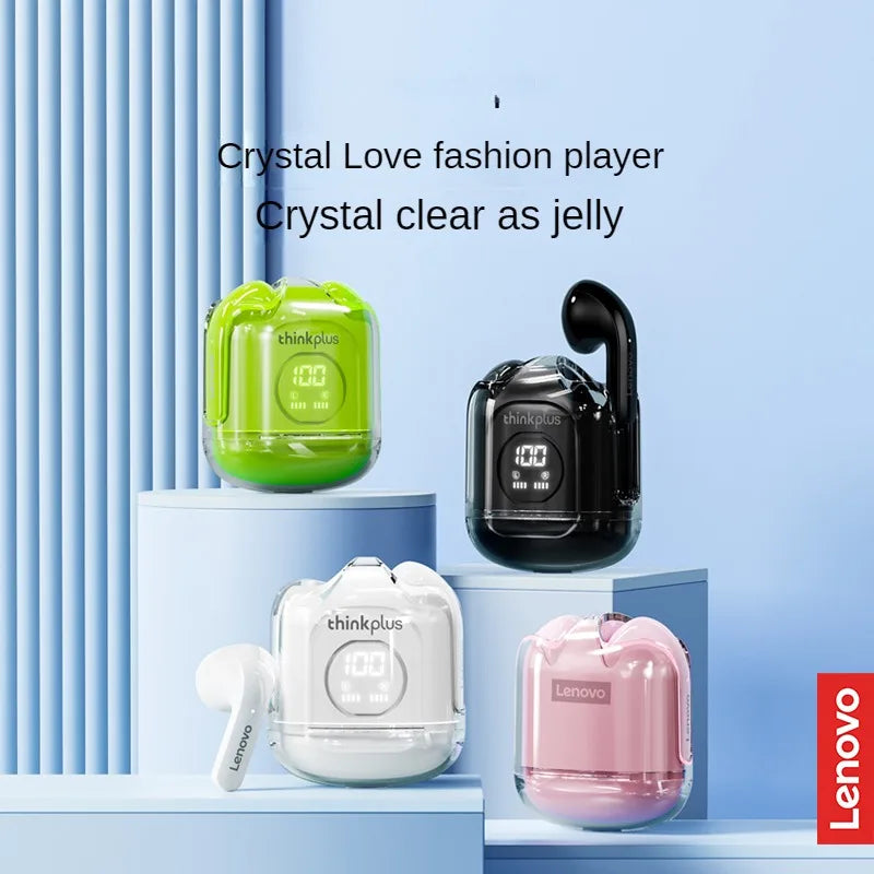 NUEVOS Auriculares Inalámbricos Originales Lenovo XT65 TWS Bluetooth 5.3 con Reducción de Ruido Estéreo Dual, Control Táctil y Batería de Larga Duración