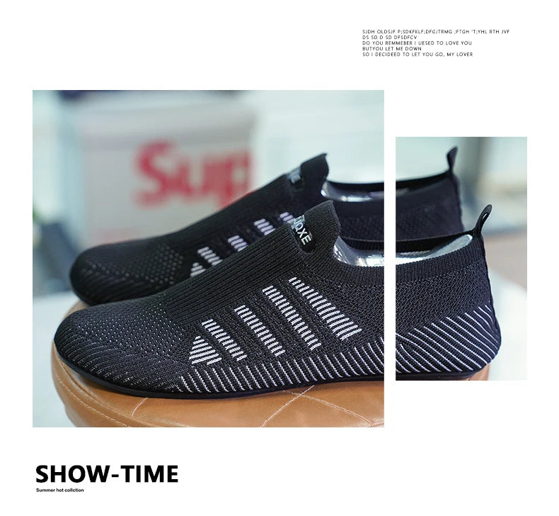 YRZL, mocasines de malla para hombre, mocasines para conducir, zapatos planos con parte inferior fina para caminar, mocasines informales antideslizantes transpirables, zapatos de verano para hombre