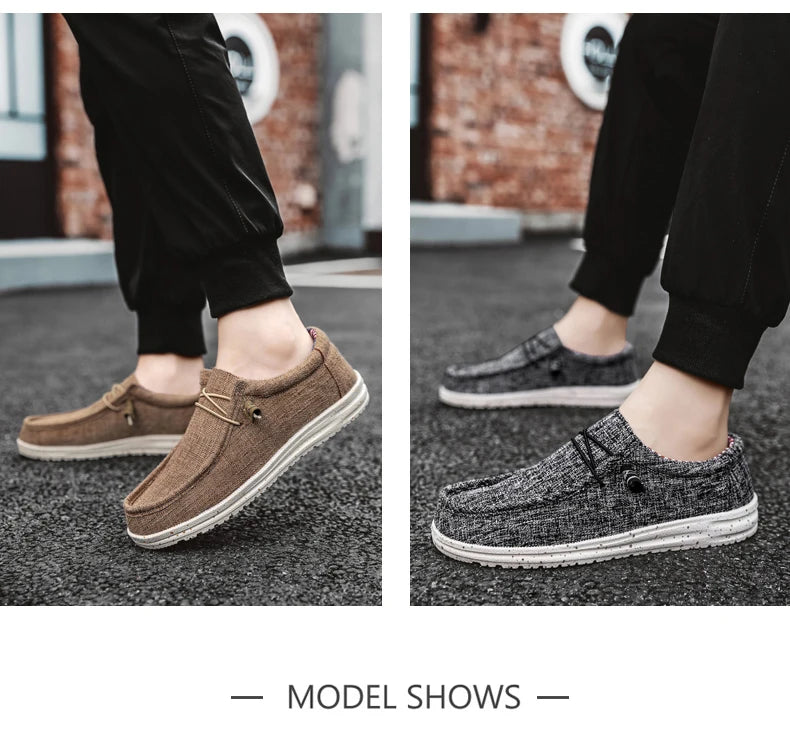 Mocasines de Lona para Hombre | Livianos y Transpirables