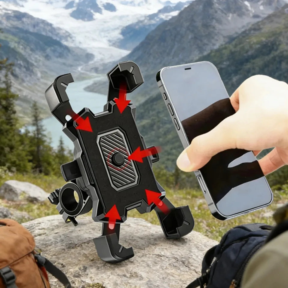 VIKEFON 360 °   Soporte Giratorio para Teléfono de Bicicleta Eléctrica, para iPhone, para Ciclismo, Bicicleta de Montaña, Motocicleta, Soporte Antideslizante