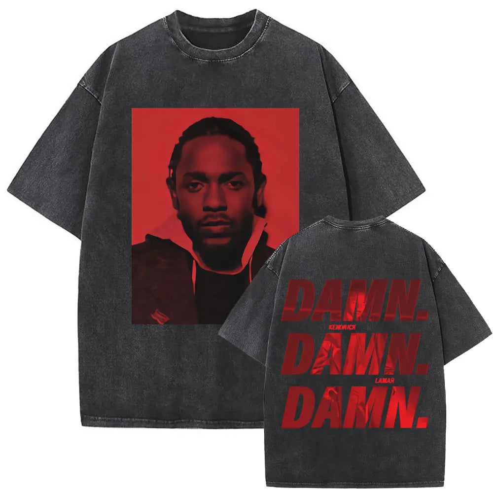 Camiseta Vintage Kendrick Lamar, Hip Hop Oversize, Unisex