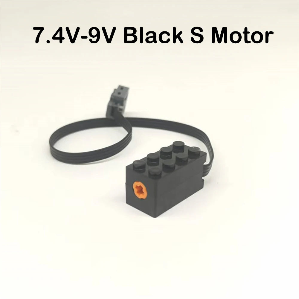 Bloques de construcción electrónicos técnicos, accesorios de reacondicionamiento MOC, micromotor, piezas de funciones de potencia RC, bloques de coche DIY creativos, juguetes para niños