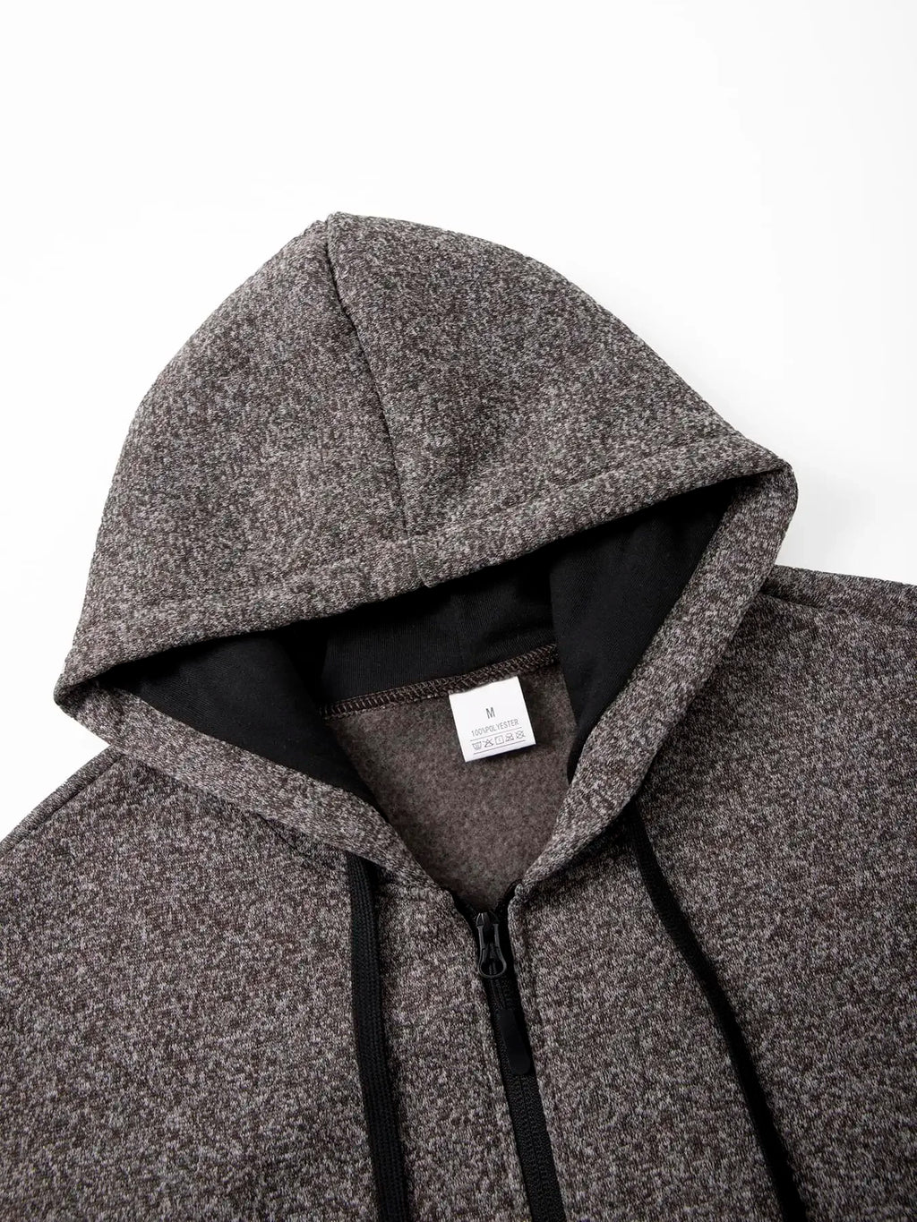 Chaqueta con Capucha y Cremallera para Hombre – Abrigo Polar