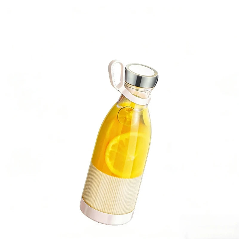 Mini Licuadora Portátil USB con 4 Cuchillas para Jugos y Batidos