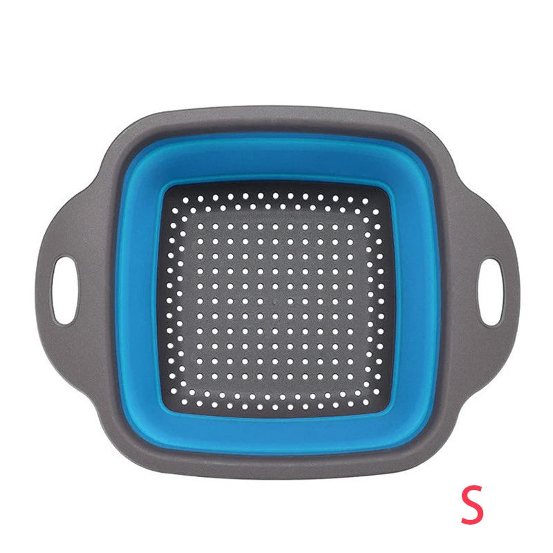 Colador Plegable de Silicona para Verduras y Frutas