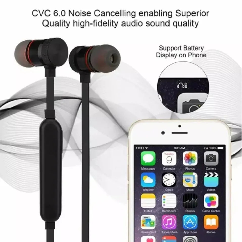 Auriculares con banda para el cuello Bluetooth 5,1 a prueba de sudor con micrófono, llamadas HD para iPhone, Android, deportes, correr, gimnasio, hogar, oficina, uso diario