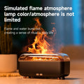 Difusor de Aroma de Aceite Esencial con Diseño de Lava Volcánica de 300 ml, Pequeño Difusor de Fragancia para el Hogar con USB, Humidificador con Efecto de Llama