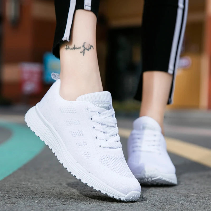 YRZL Zapatillas de deporte para hombre, zapatillas de deporte transpirables de malla cómodas y ligeras a la moda, zapatos deportivos para parejas, zapatos de tenis al aire libre para hombres