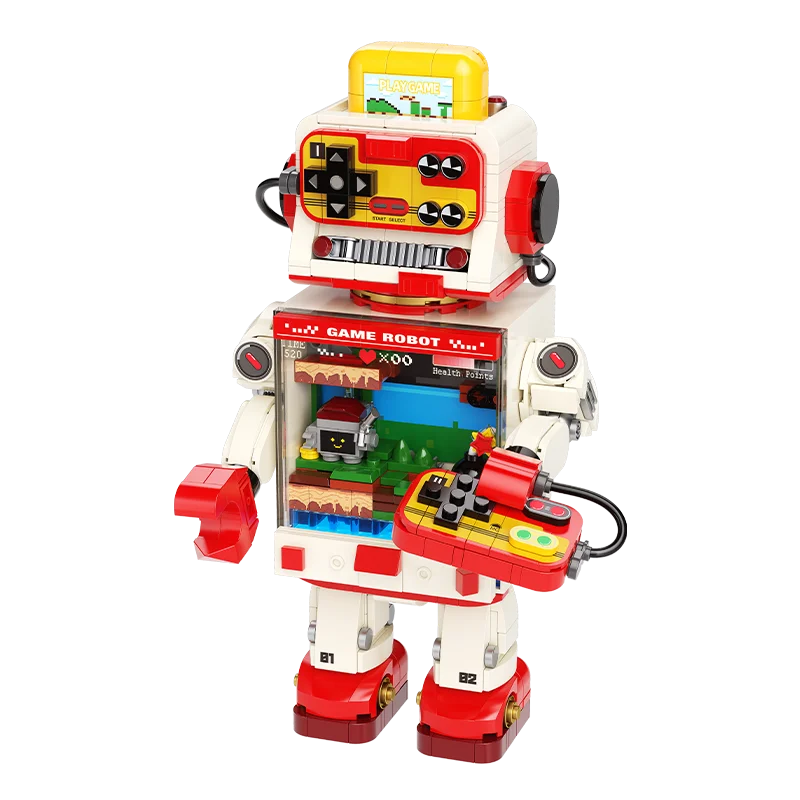 JAKI Mr. Rabbit - Caja de Música de Bloques de Construcción, Modelo Mecánico DIY STEM MOC, Decoración para el Hogar, Regalo de Halloween y Navidad para Niños, Niñas y Adultos