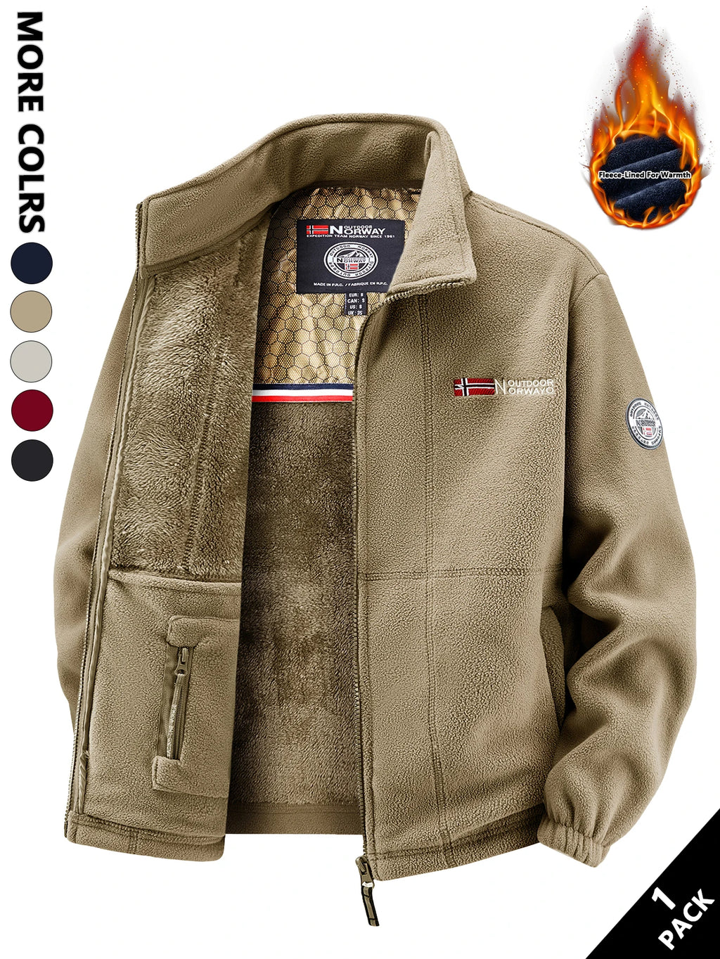 Chaqueta polar para hombre, suave y agradable para la piel, resistente al calor y al viento, adecuada para desplazamientos diarios, ocio en el hogar, caminar al aire libre, reuniones casuales con amigos, capas en otoño e inv