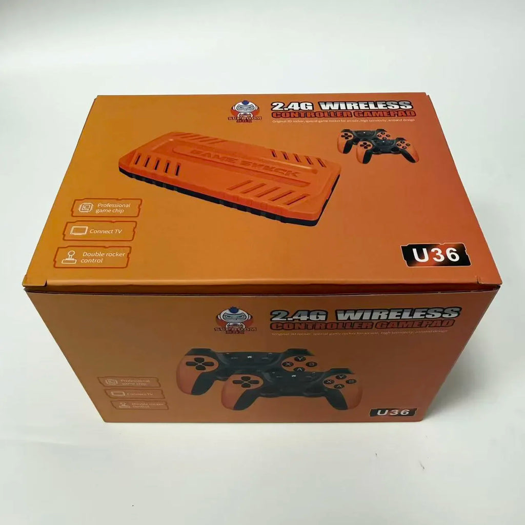 U36 - Mando de Videojuegos Retro Inalámbrico, Consola de Videojuegos para el Hogar, Entretenimiento en el Hogar, Más de 50000 Juegos, 128 GB, Regalos para Niños