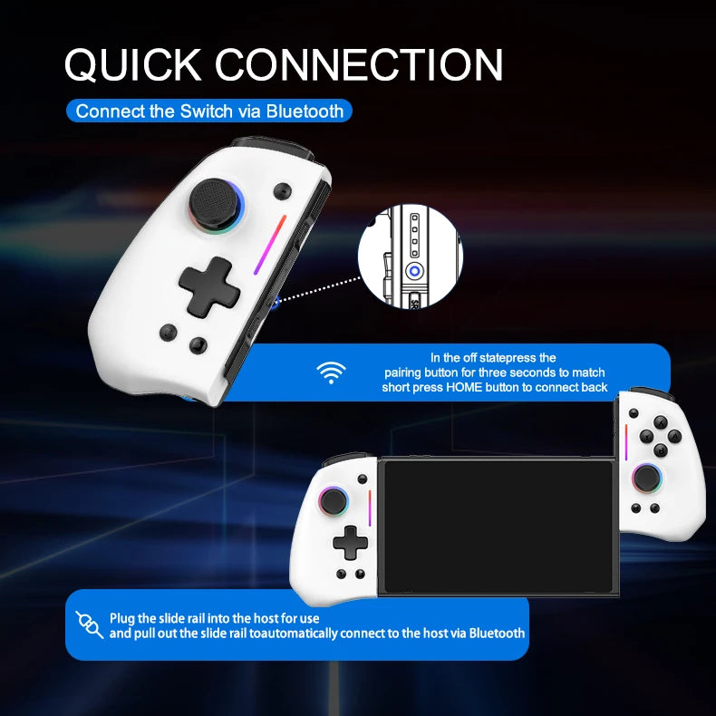 Control inalámbrico Bluetooth para Nintendo Switch, OLED y Lite, mando de juegos, mando, accesorios para juegos Hall