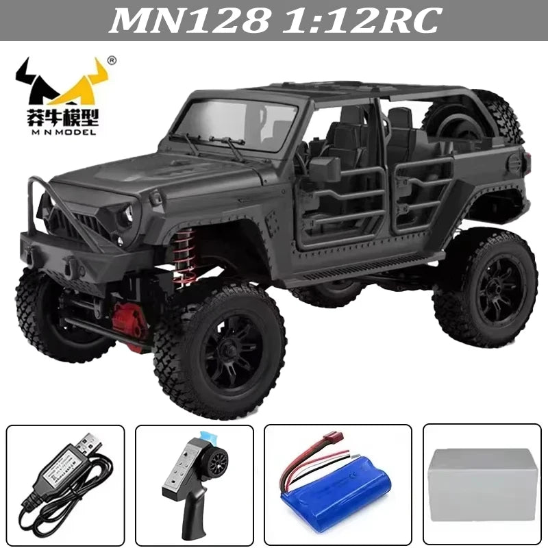 MN82 MN82S Toyota Rc 4x4 Rc CAR 2,4g 1/12 escala completa todoterreno Control remoto coche trepador de control remoto coche de juguete para regalo
