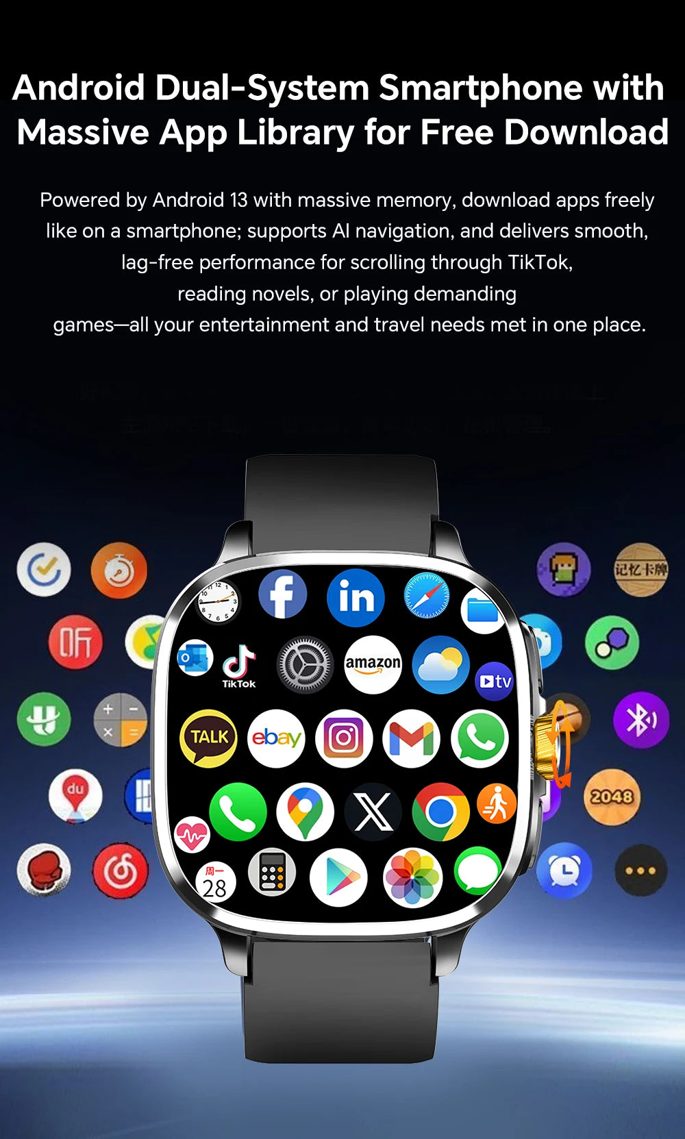 Reloj Inteligente S99 5G Android 13 NFC