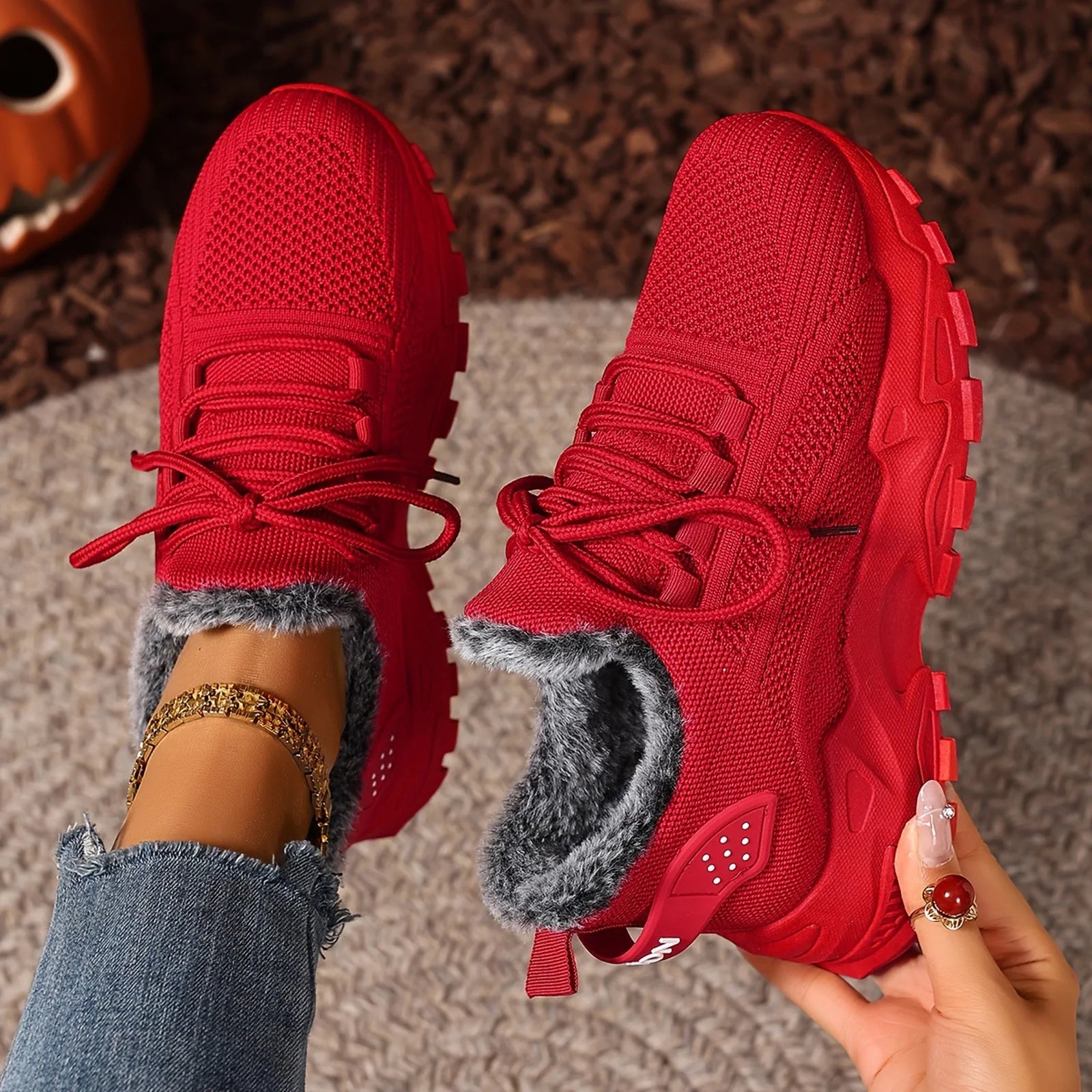 Zapatillas Deportivas de Invierno para Mujer - Suela Antideslizante