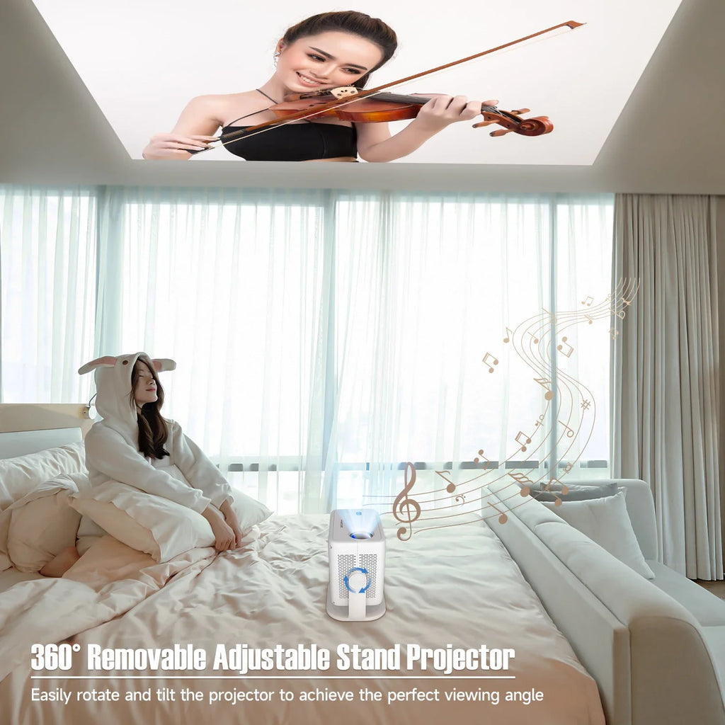 Proyector Magcubic L018 nativo 1080P 8K Android 14, WiFi6 y enfoque automático