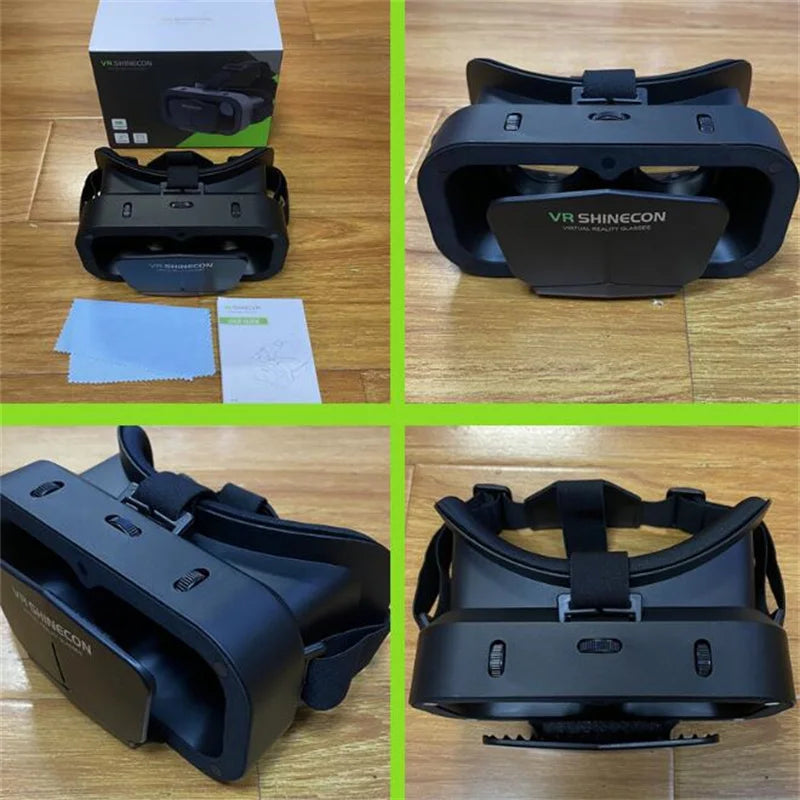 Shinecon Viar gafas de realidad Virtual VR auriculares dispositivo 3D casco gafas lentes para teléfono inteligente juego celular conjunto móvil