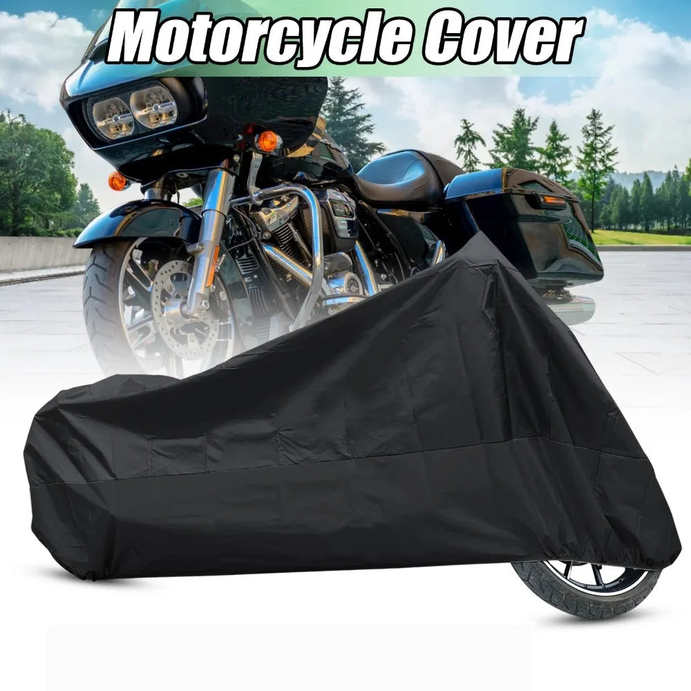 Funda Universal para motocicleta, a prueba de sol, a prueba de polvo, impermeable, para bicicleta, Scooter, protección UV, rayas reflectantes
