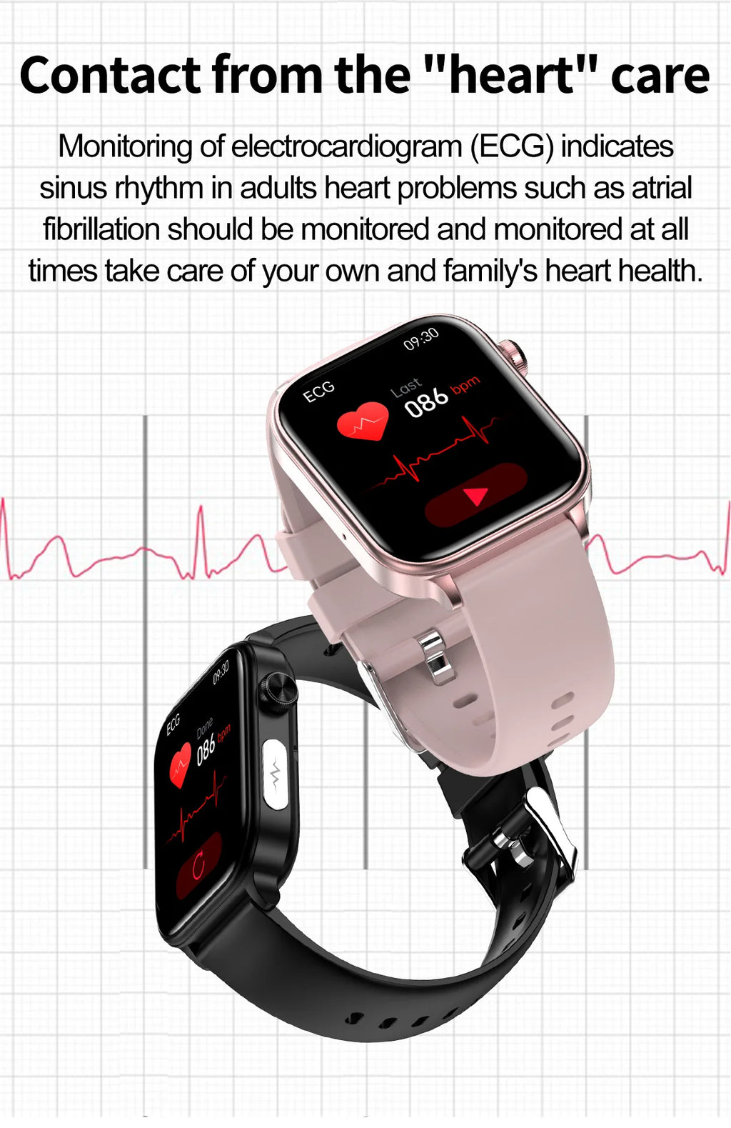 Reloj Inteligente con Diagnóstico AI para Mujer