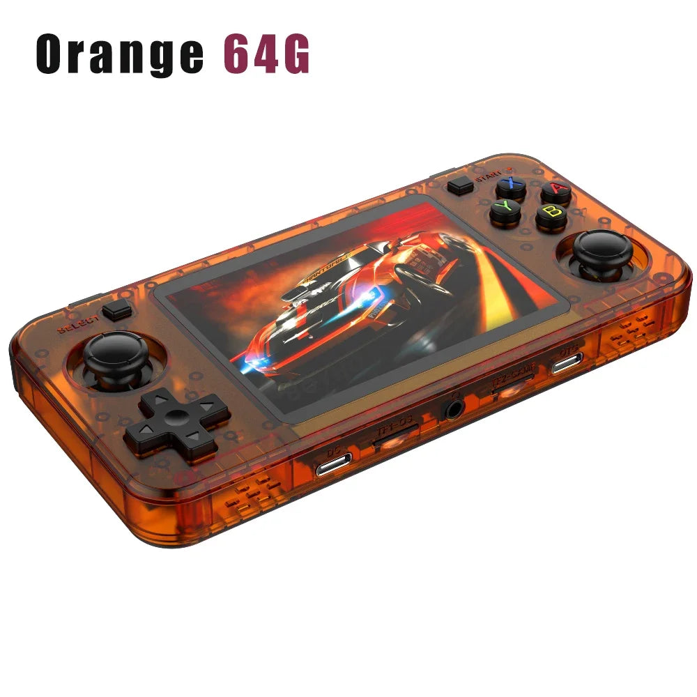 Consola de Juegos Retro Portátil R36H, Sistema Linux, Pantalla IPS 3.5 Pulgadas