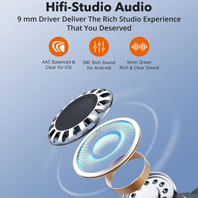 Auriculares TWS Bluetooth con ANC y Control Táctil