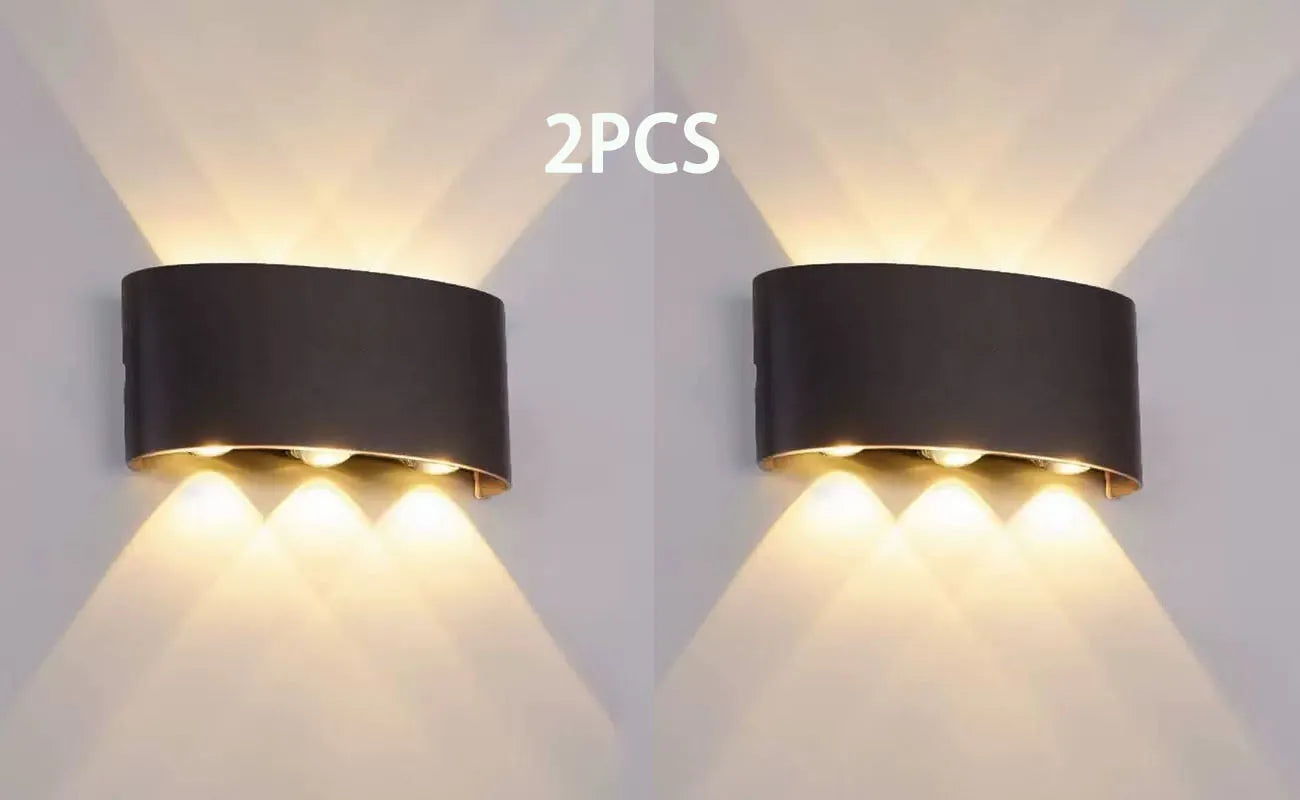 Lámpara de Pared Smart RGB Exterior Tuya Compatible Alexa