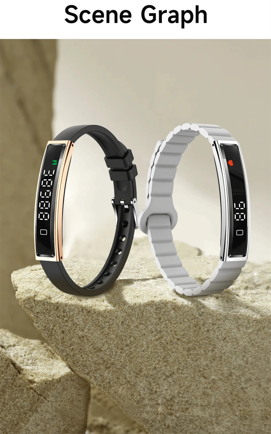 Reloj Inteligente con Podómetro y Monitor de Sueño