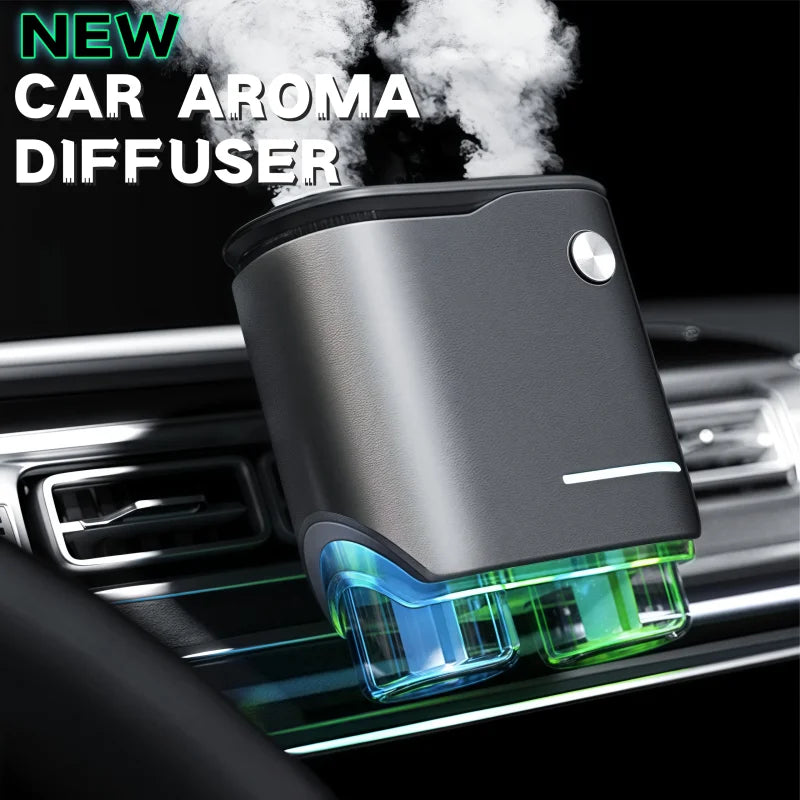 Ambientador para coche, tres resistencias ajustables, máquina de aromaterapia para coche, fragancia de perfume ambientador portátil