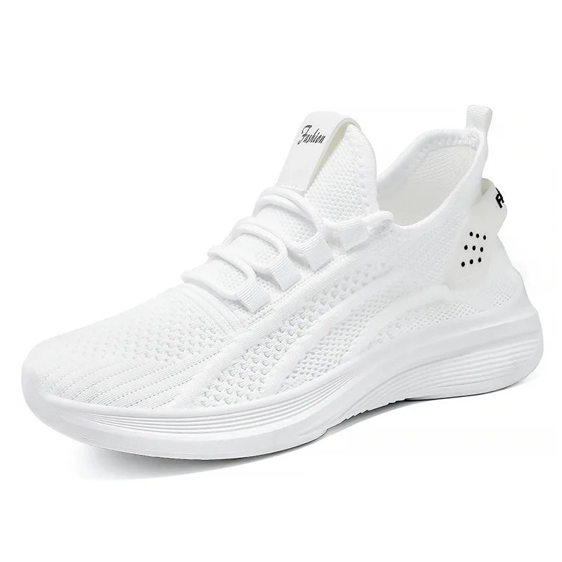 Zapatillas de Plataforma para Mujer - Malla Transpirable sin Cordones