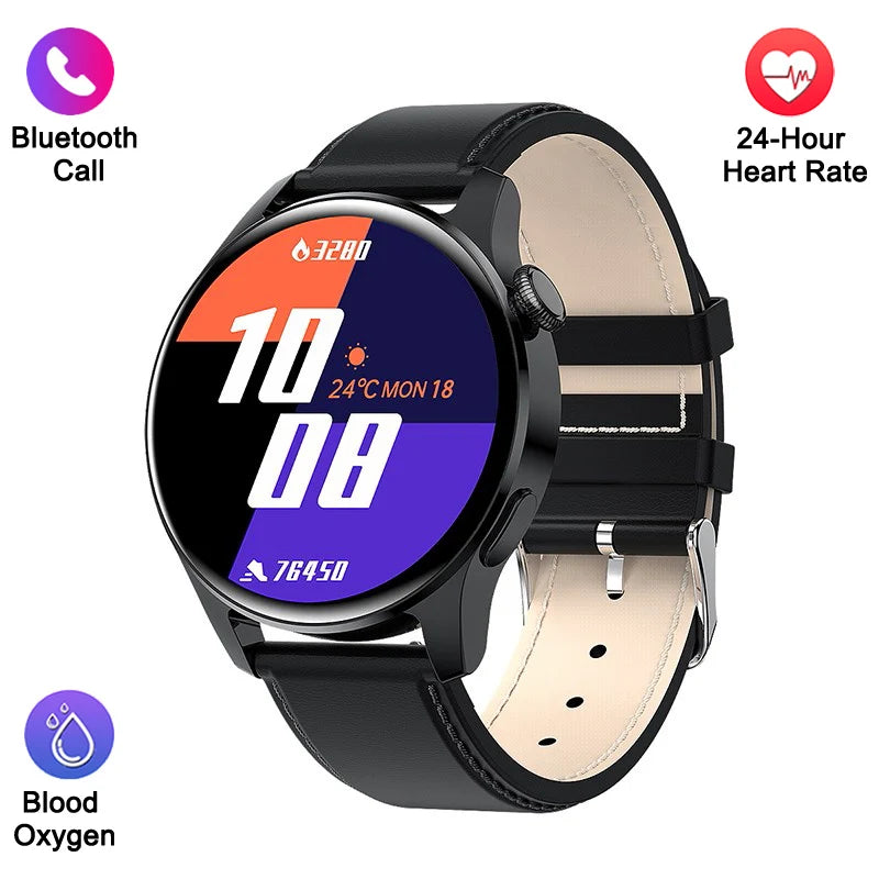 Smartwatch LIGE hombre, llamadas Bluetooth, pantalla AMOLED, resistente al agua