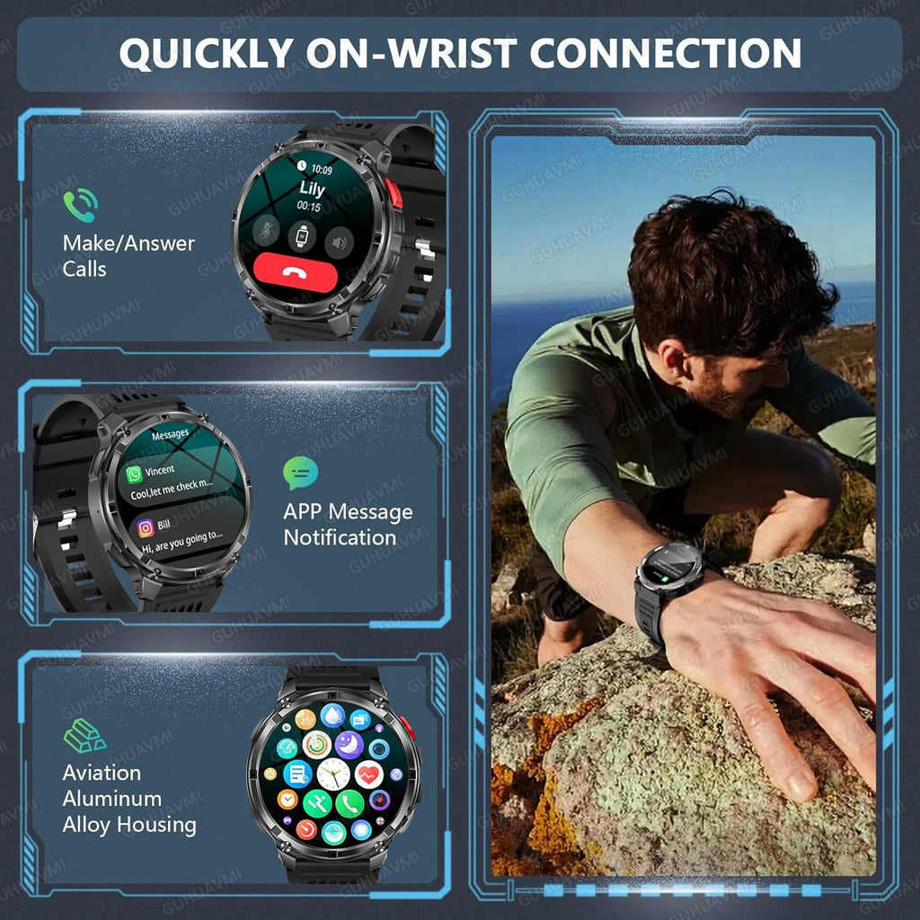 T-Rex3 Pro Reloj Inteligente GPS 5ATM Militar