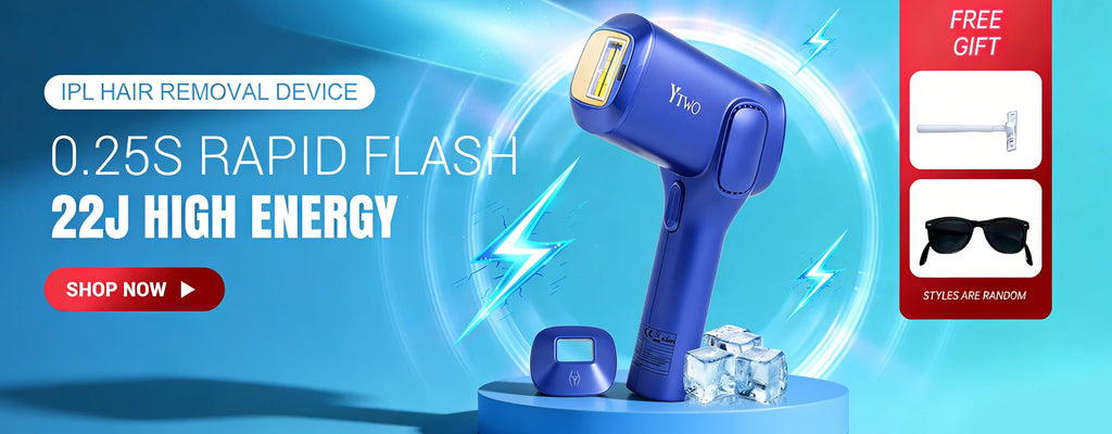 Depilación IPL con función de cuidado de enfriamiento de hielo para mujeres permanente, 9999,999 flashes Dispositivo de depilación IPL indoloro