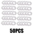 10-50 piezas de cubiertas reutilizables de aluminio para recipientes, aislamiento térmico y conservación del calor, aptas para alimentos, para horno, comida para llevar, picnic